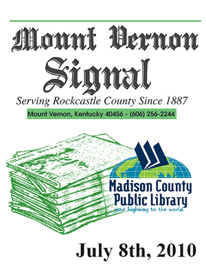 cover image of Mount Vernon Signal 07/08/2010